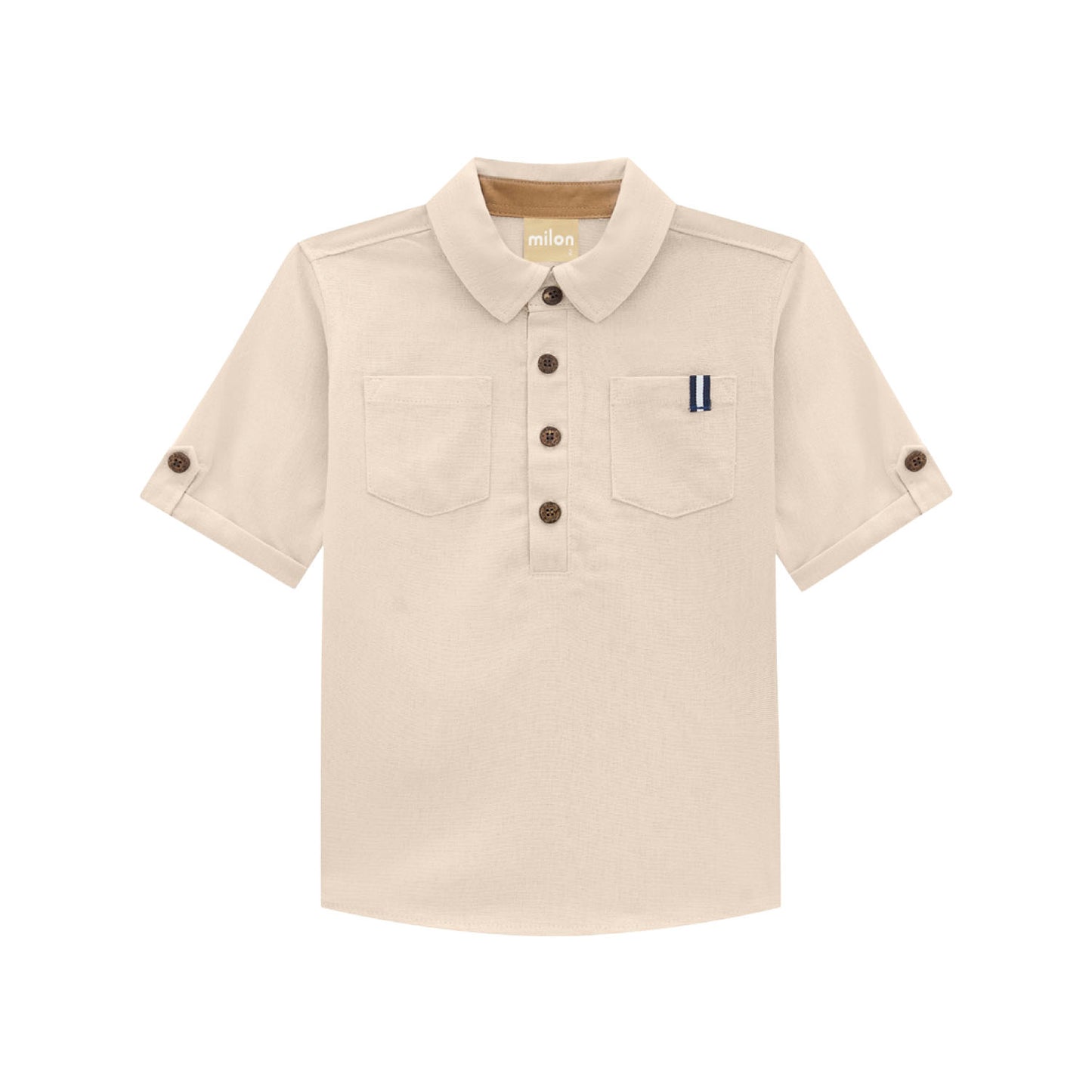 Sandstone Polo & Knit Short Set