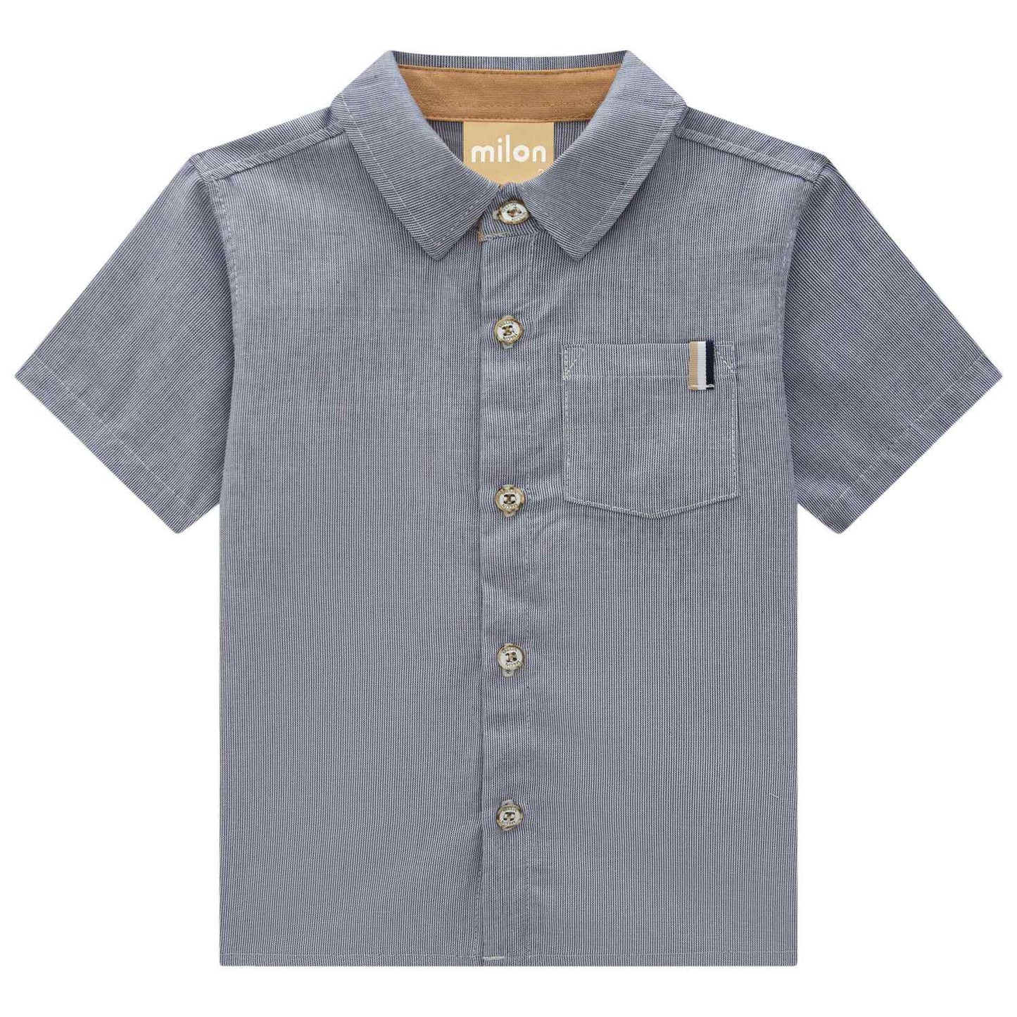 Harbor Stripe Button-Up & Belted Short Set