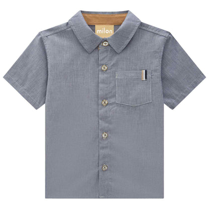 Harbor Stripe Button-Up & Belted Short Set