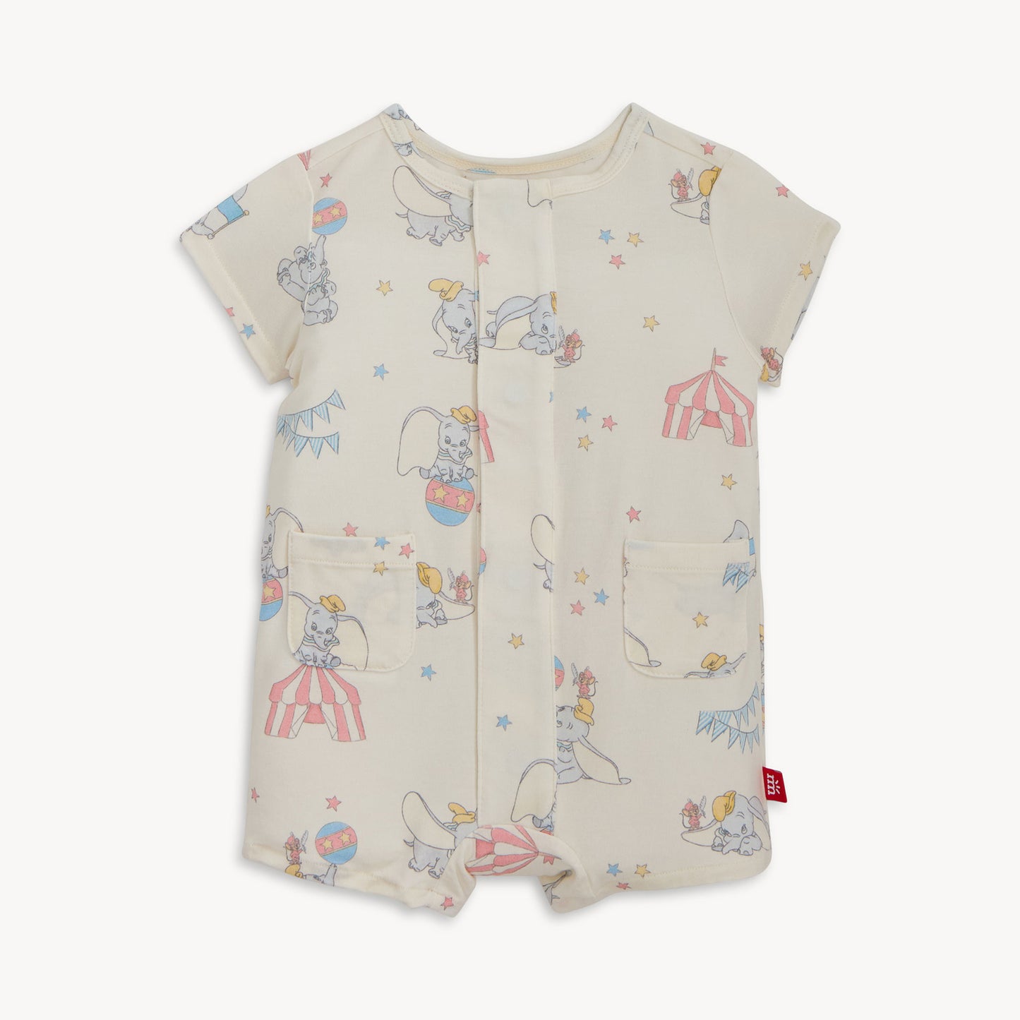 Dumbo Circus Modal Magnetic Short Romper