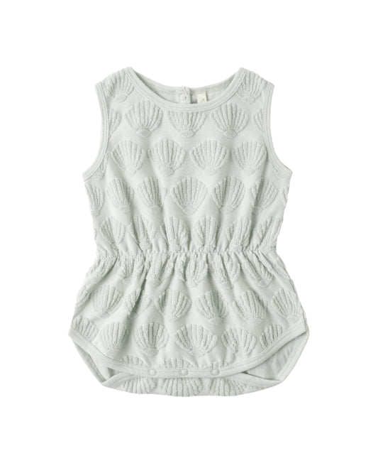 Cinch Terry Playsuit (Seashells)