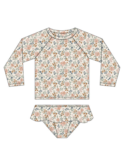 Rashguard Set (Flower Fields)
