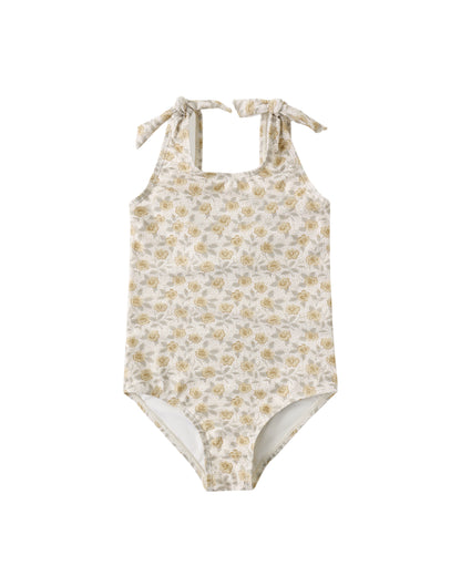 Millie One-Piece (Yellow Floral)
