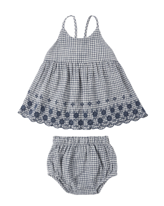 Zenni Set (Marine Gingham)