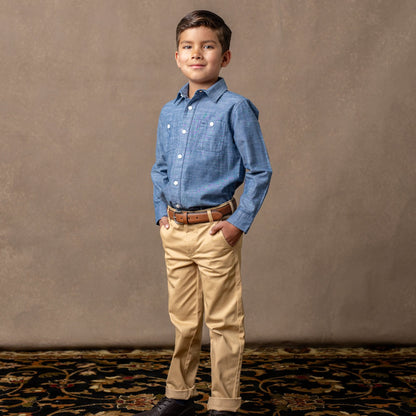 Organic Skinny Stretch Chino (Khaki)
