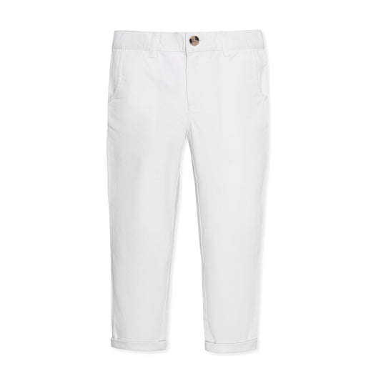 Organic Skinny Stretch Chino (White)