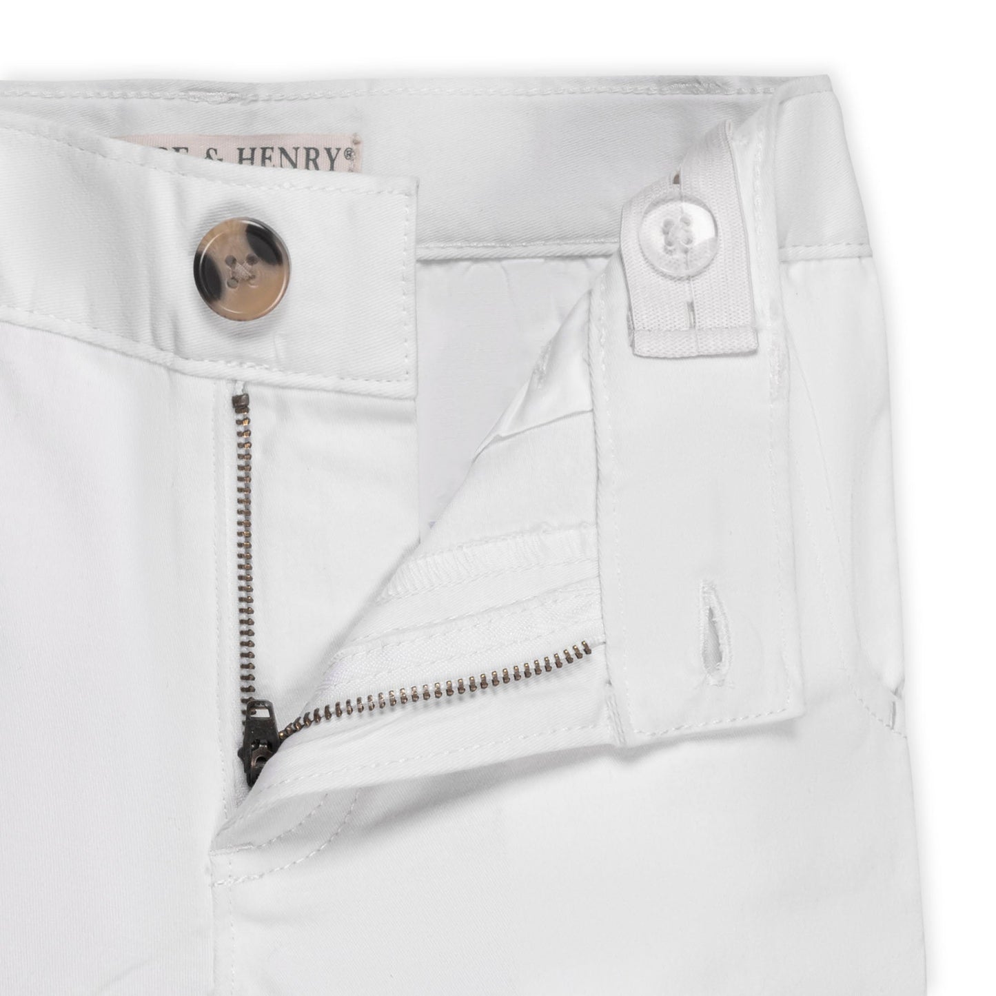 Organic Skinny Stretch Chino (White)