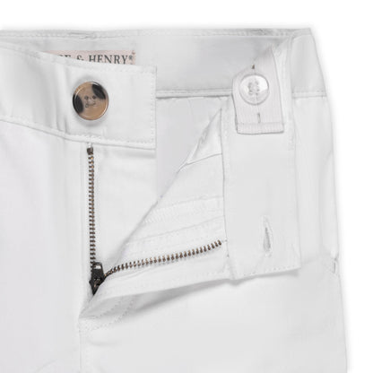 Organic Skinny Stretch Chino (White)