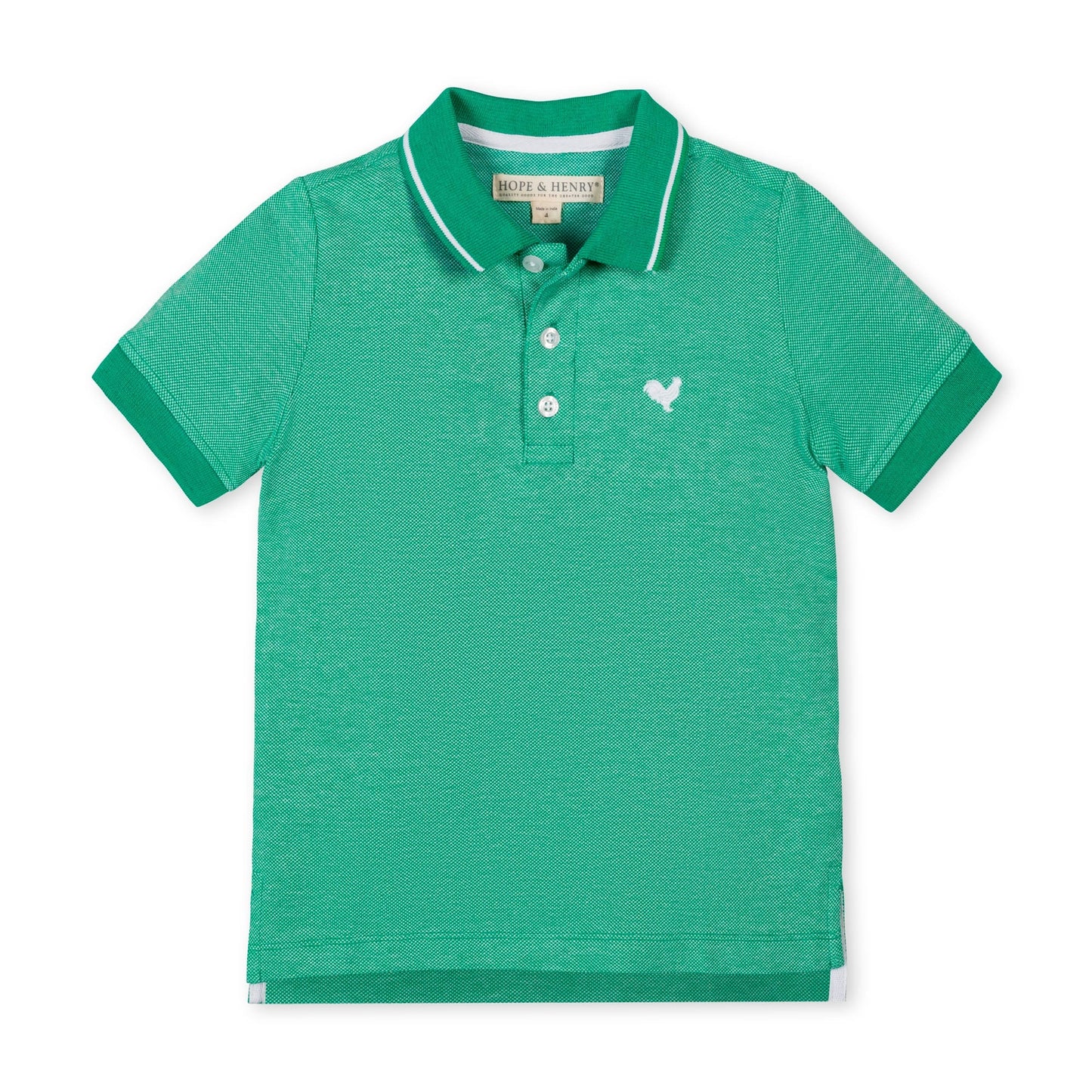 Organic Pique Polo (Kelly Green)