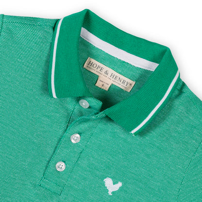 Organic Pique Polo (Kelly Green)