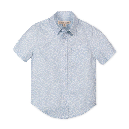 Linen Shirt (Blue Chateau Ditsy)