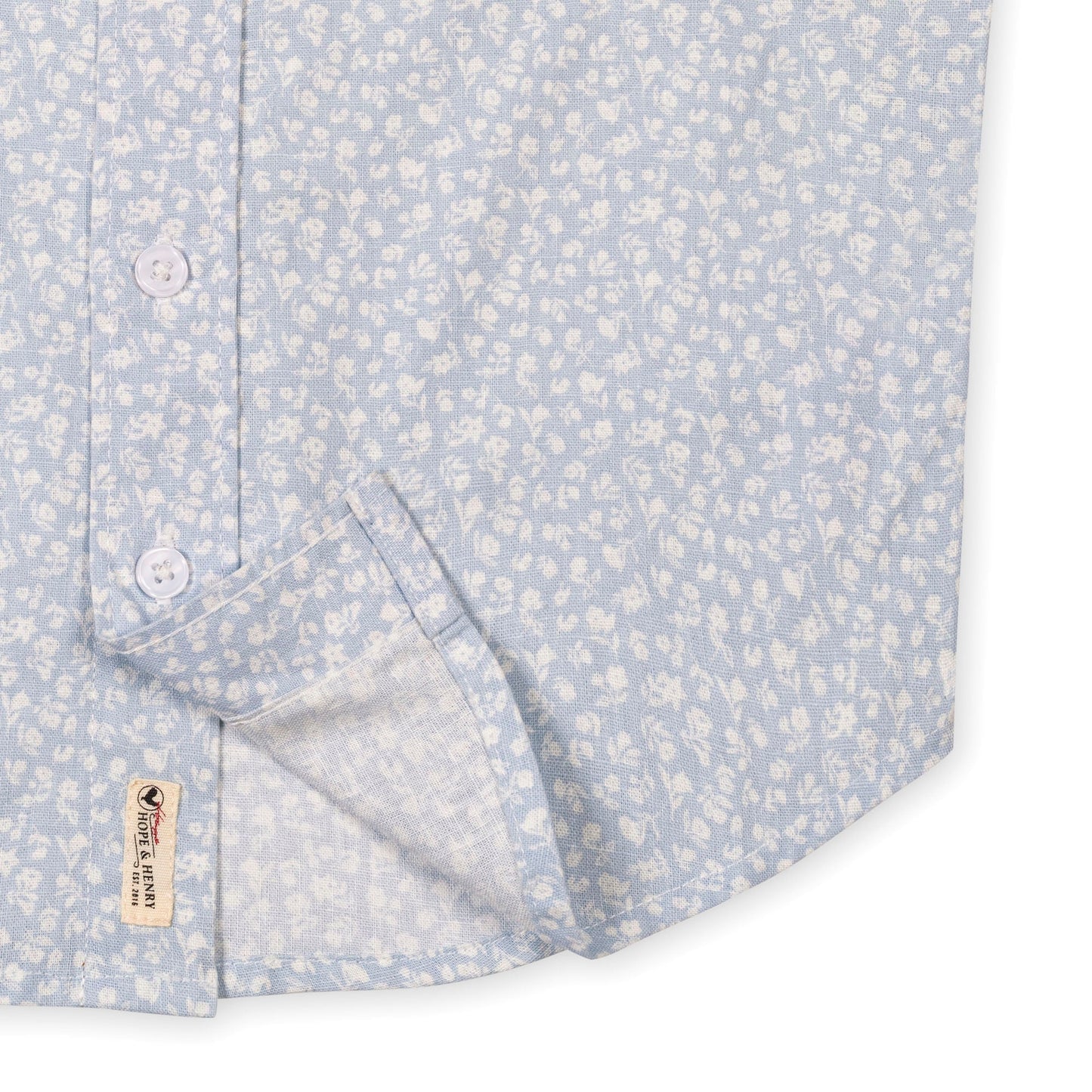 Linen Shirt (Blue Chateau Ditsy)