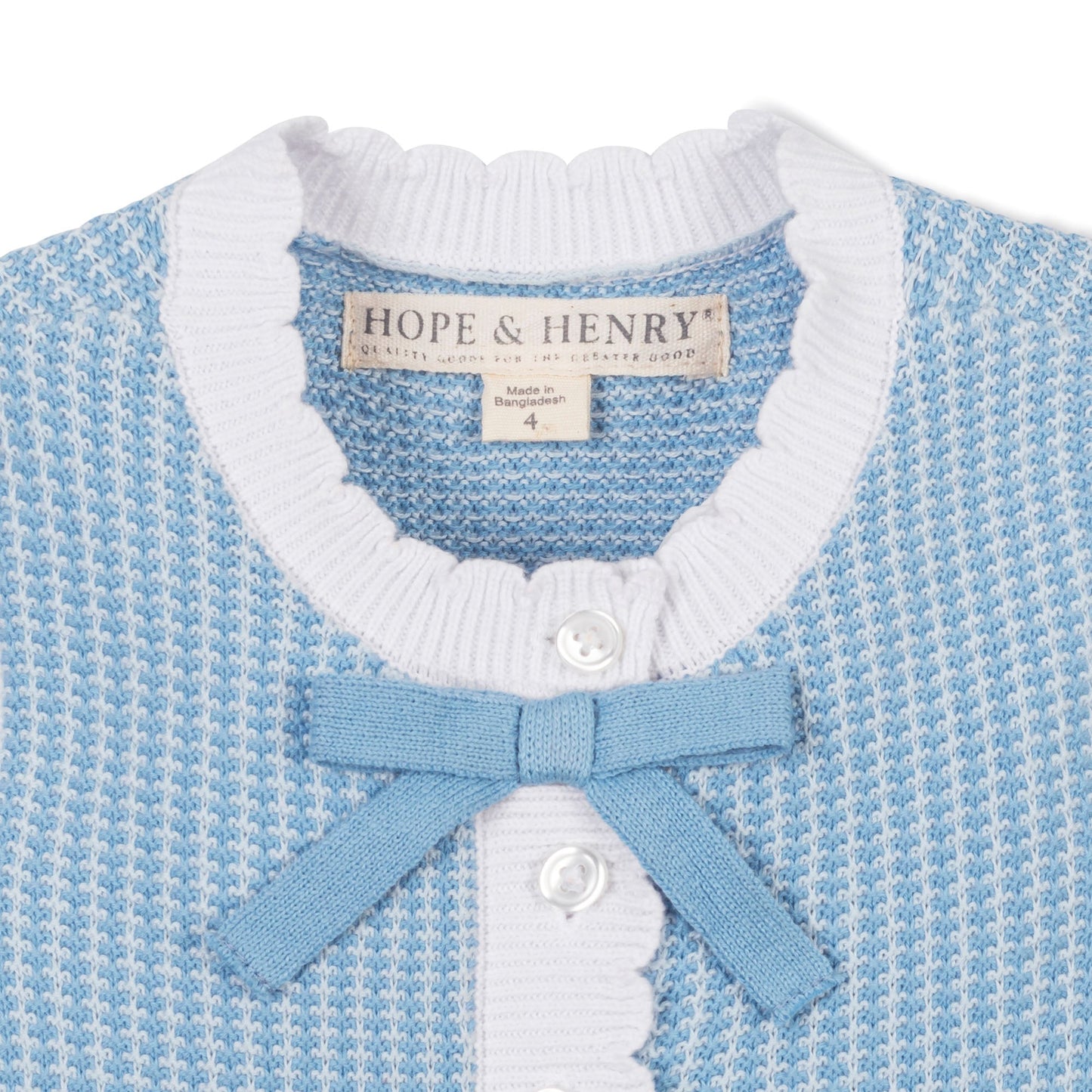 Organic Sweater Dress (Bluebell)