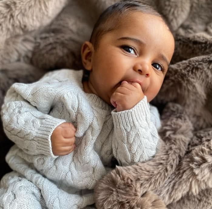 Organic Cable Knit Sweater Romper (Gray)