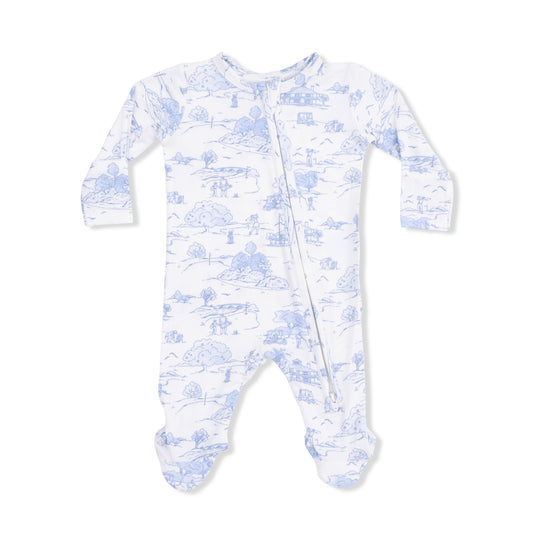 Golf Toile 2 Way Zipper Footie