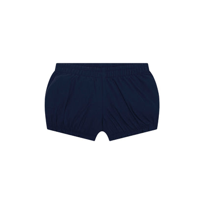 Navy Scallop Bow Bubble Set