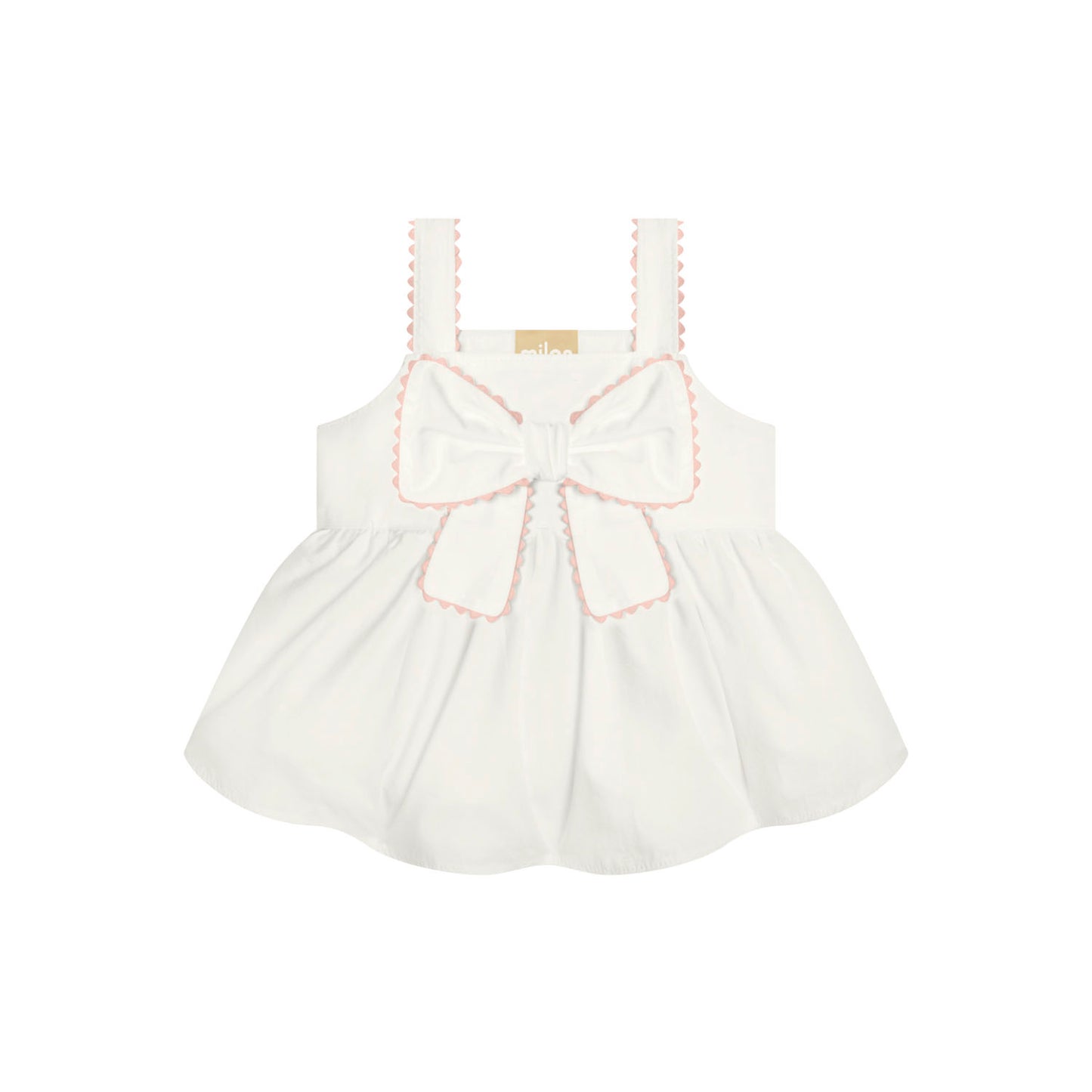 Pink Scallop Bow Bubble Set