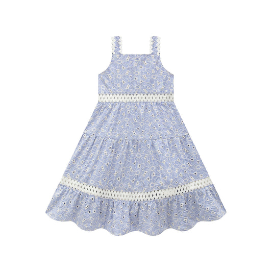 Blue Meadow Eyelet Sundress