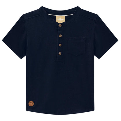 Navy Sailaway Henley Set