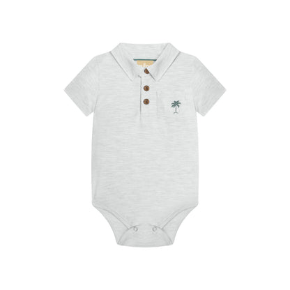 Palm Pocket Polo Bodysuit Set