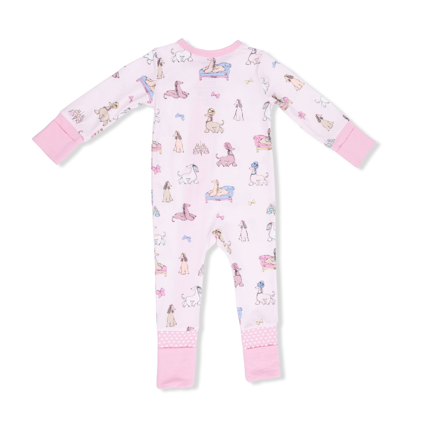 Fancy Hounds with Bows - Convertible Romper