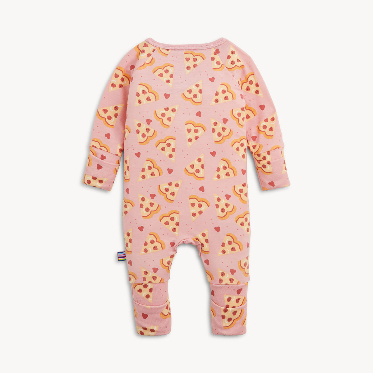 PIZZA MY HEART PINK MODAL CONVERTIBLE COVERALL