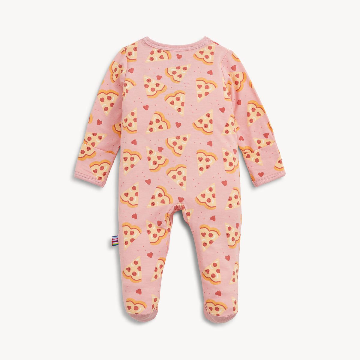 PIZZA MY HEART PINK MODAL FOOTIE
