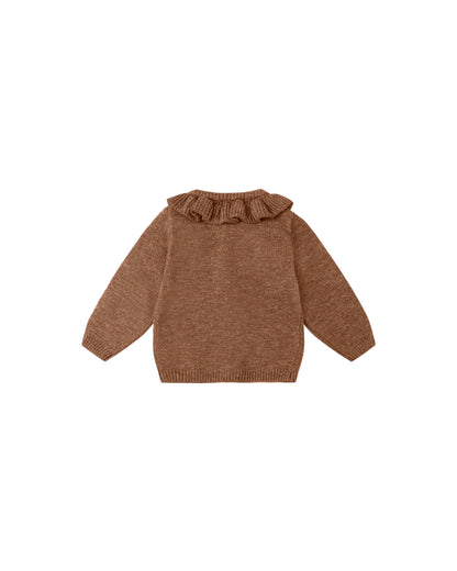 Ruffle Collar Cardigan
