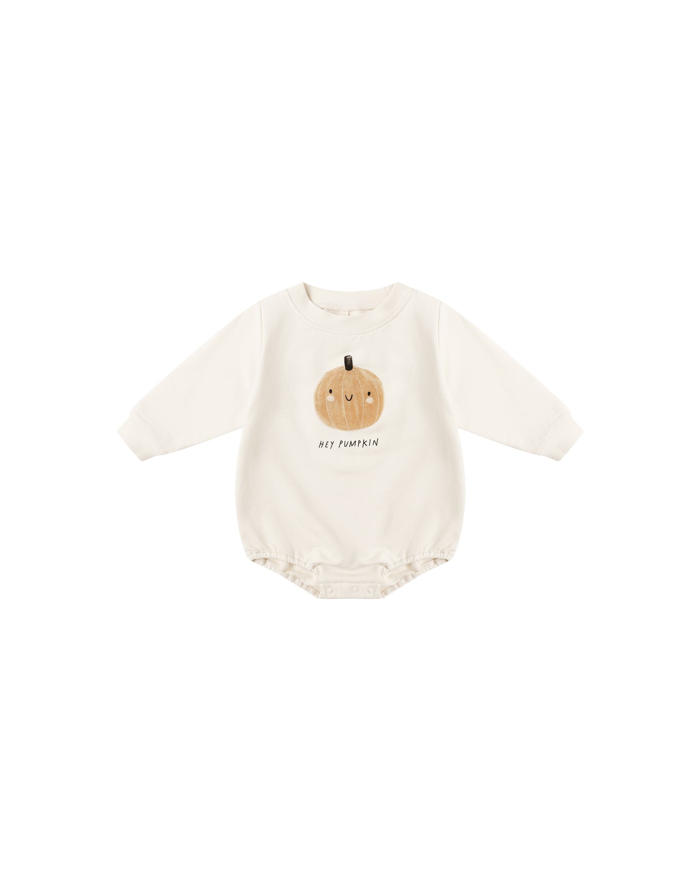 Crewneck Bubble Romper (Pumpkin) *FINAL SALE*