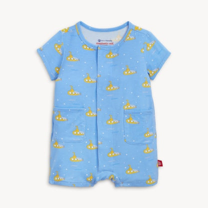 DIP SHIP MODAL MAGNETIC SHORT ROMPER