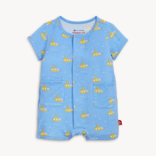 DIP SHIP MODAL MAGNETIC SHORT ROMPER