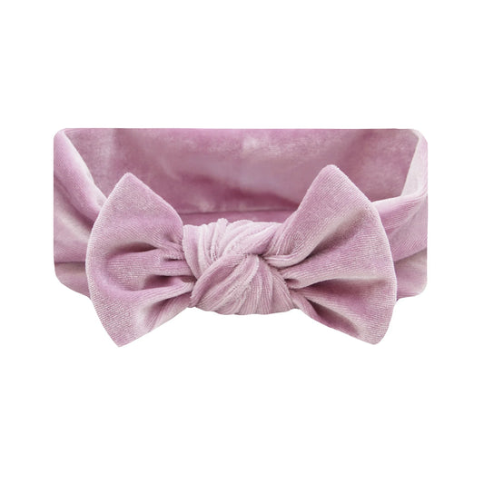 Velvet Knot Headband (Lilac)