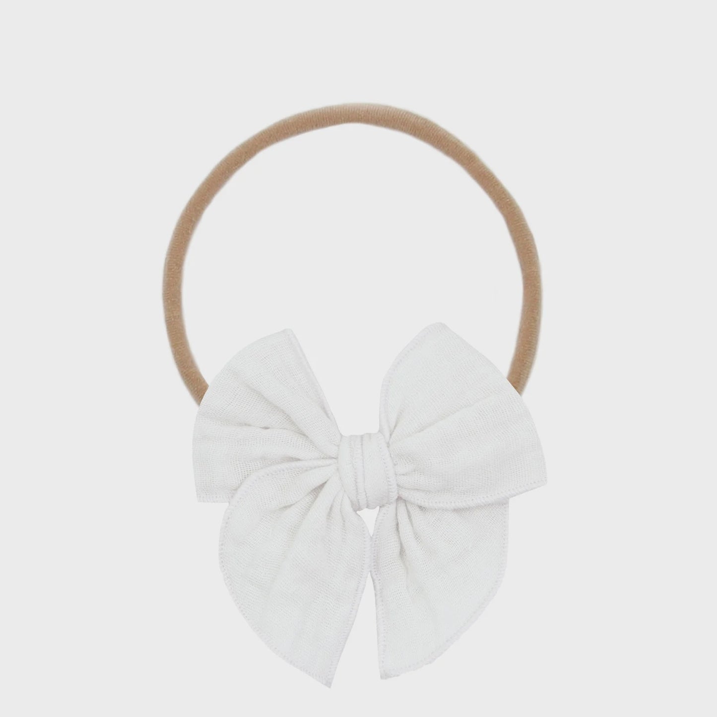 Cloud Muslin™ Heirloom Headband (White)