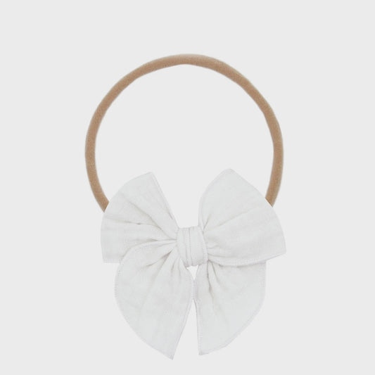 Cloud Muslin™ Heirloom Headband (White)